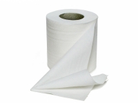 Бумажные полотенца со втулкой в рулоне, белые, 1 слой, 1 рулон, 6 шт/уп